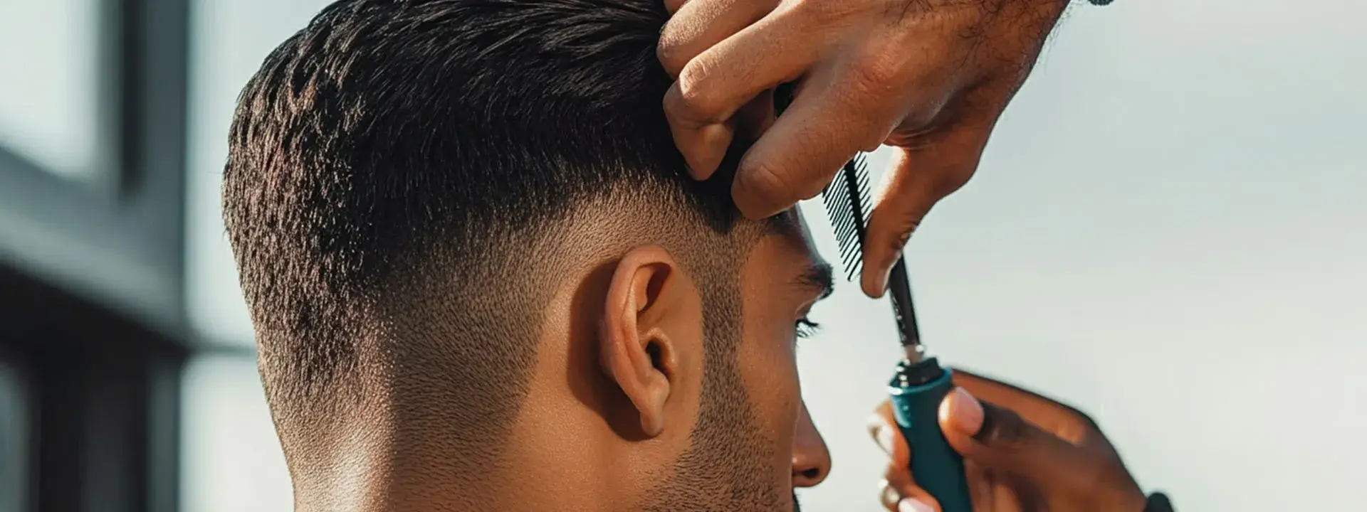 Κλασικό κούρεμα με καθαρό σχήμα και ισορροπία.